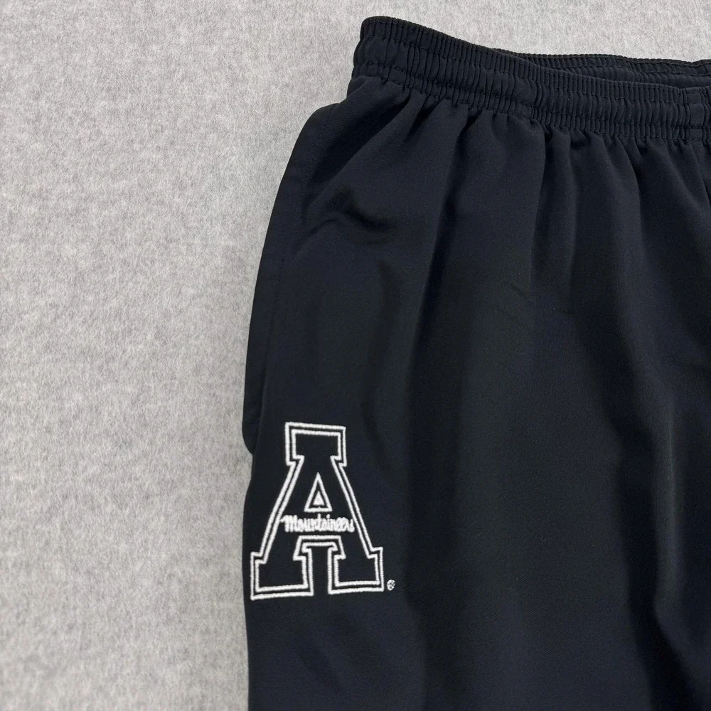 Appalachian State Mountaineers Track Pants Mens Medium Black NCAA Nike Dri Fit